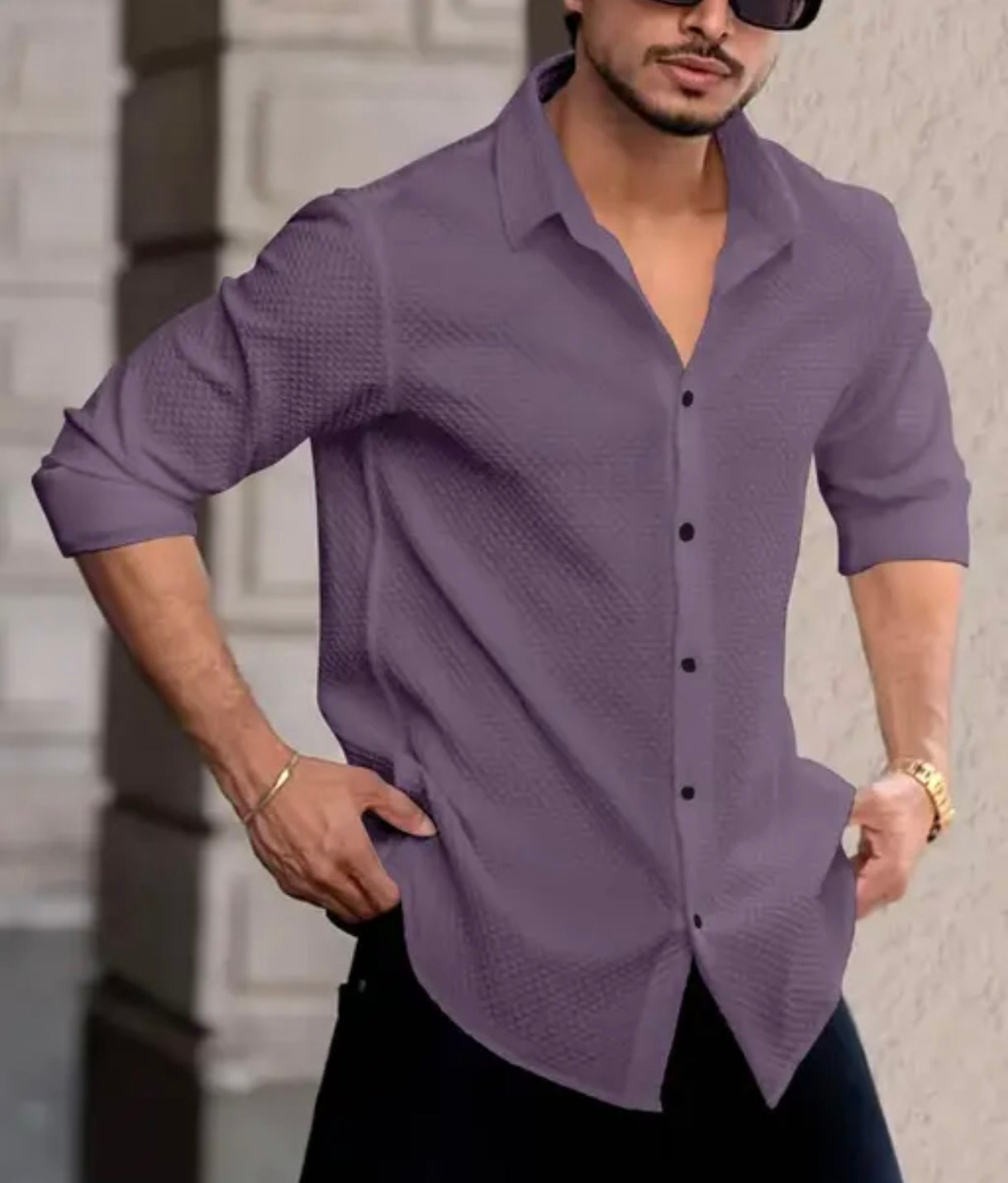 Men’s Casual Cotton Shirt – Slim Fit, Comfortable & Stylish
