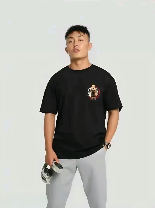 Zenitsu Agatsuma Oversized T-Shirt – Demon Slayer Thunder Style Anime Tee