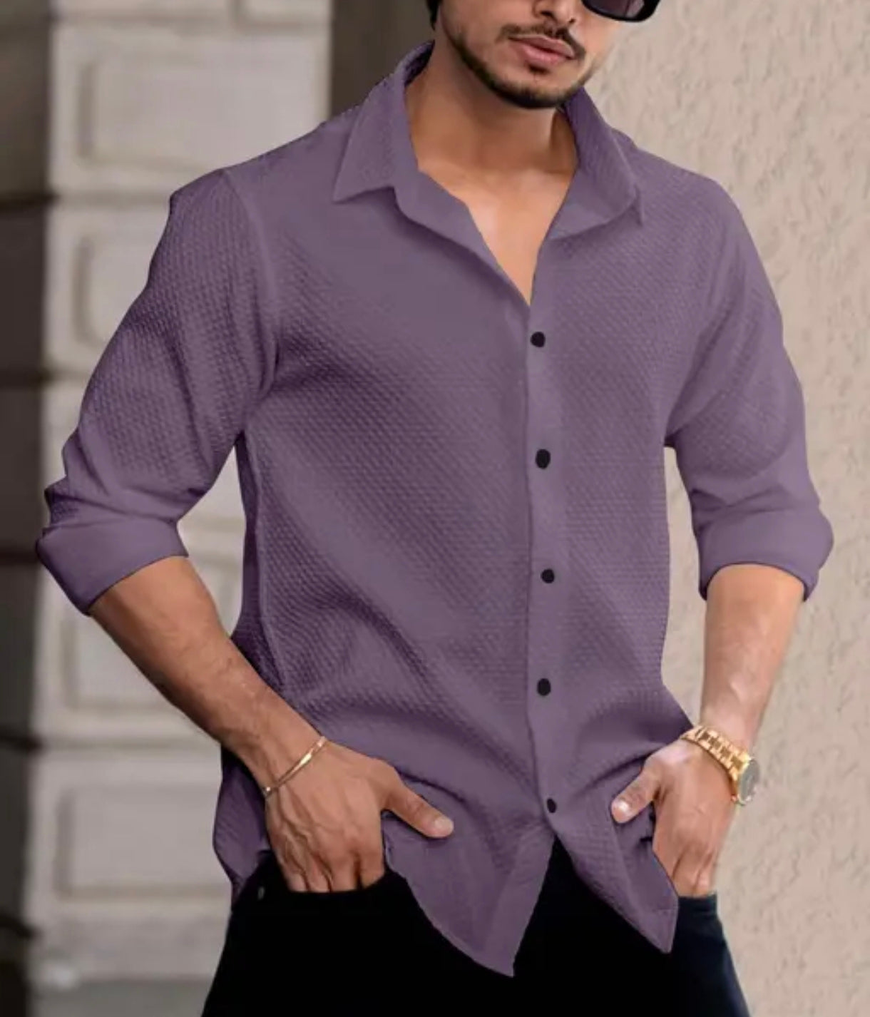 Men’s Casual Cotton Shirt – Slim Fit, Comfortable & Stylish